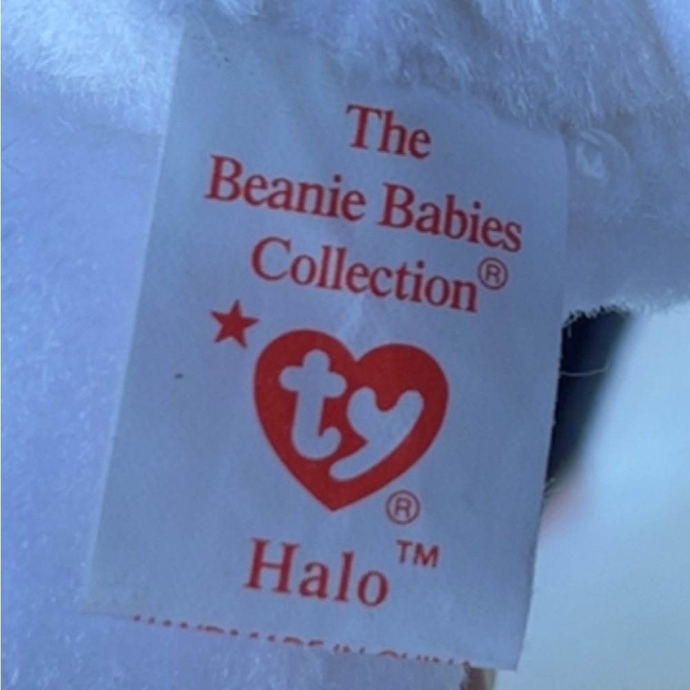 V - ‘98 - Ty Halo the Beanie Baby Angel 🐻 - Picture 7 of 9